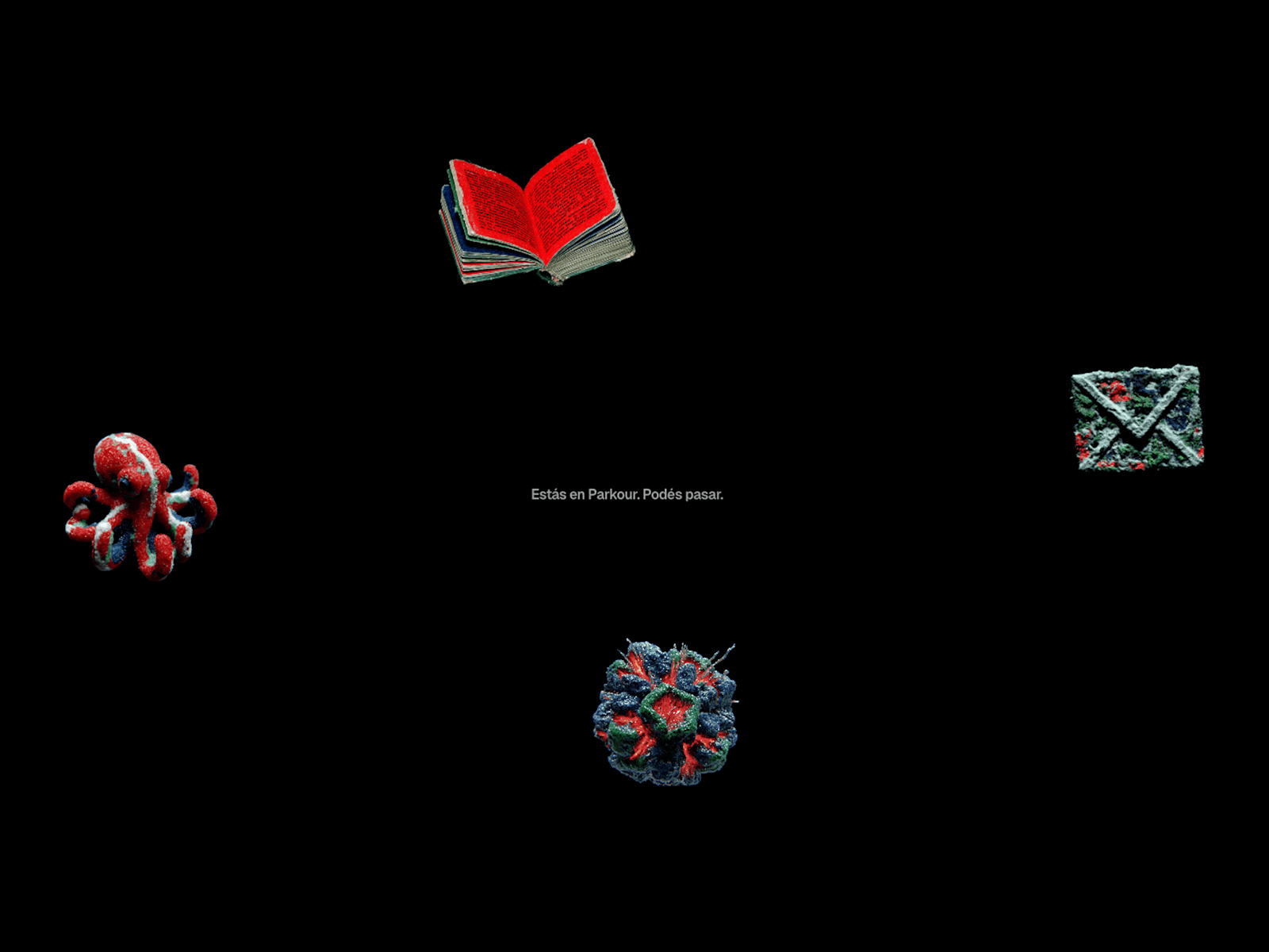 Parkour, a website you walk through