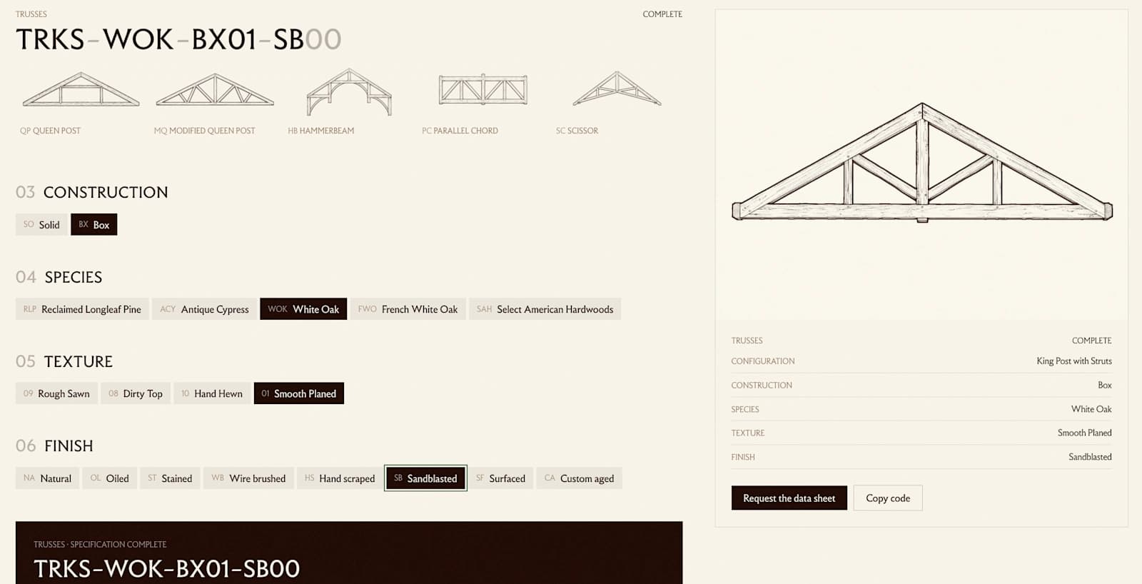 The product configurator